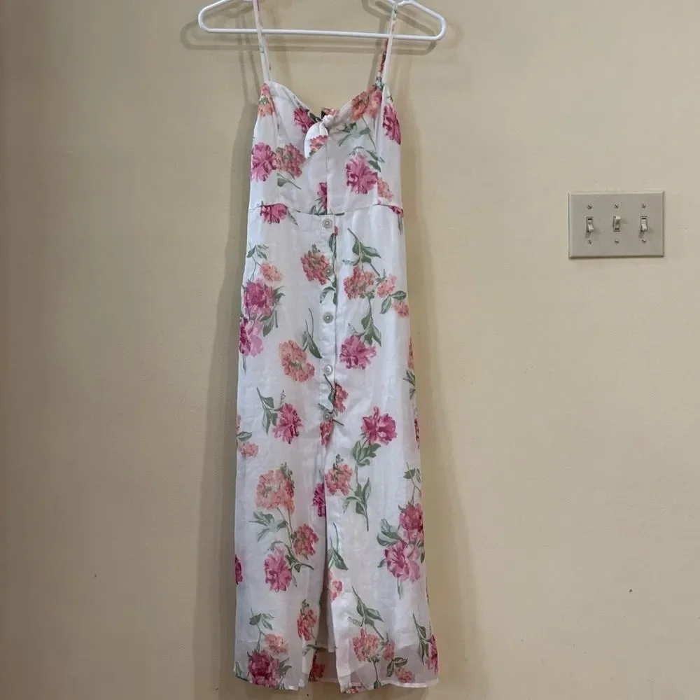 Abercrombie and Fitch Floral Button Down Maxi Dress